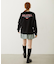 MILKFED. PLAID LOGO L/S TEE
