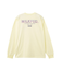 MILKFED. PLAID LOGO L/S TEE
