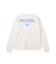MILKFED. PLAID LOGO L/S TEE