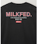 MILKFED. PLAID LOGO L/S TEE