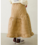 QUILTED FLARED SKIRT