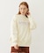 BLOOMING FLOWER EMBROIDERY SWEAT TOP