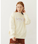BLOOMING FLOWER EMBROIDERY SWEAT TOP