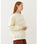 BLOOMING FLOWER EMBROIDERY SWEAT TOP