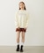 BLOOMING FLOWER EMBROIDERY SWEAT TOP