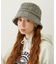 TWEED FRINGE BUCKET HAT