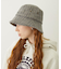 TWEED FRINGE BUCKET HAT