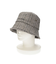 TWEED FRINGE BUCKET HAT