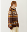 SNOW PATTERN COWICHAN KNIT JACKET