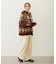 SNOW PATTERN COWICHAN KNIT JACKET