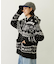 SNOW PATTERN COWICHAN KNIT JACKET