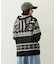SNOW PATTERN COWICHAN KNIT JACKET