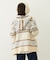 SNOW PATTERN COWICHAN KNIT JACKET