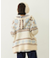 SNOW PATTERN COWICHAN KNIT JACKET