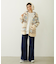 SNOW PATTERN COWICHAN KNIT JACKET