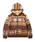 SNOW PATTERN COWICHAN KNIT JACKET