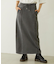 FADED SWEAT LONG SKIRT