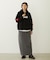FADED SWEAT LONG SKIRT