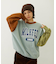 COLOR BLOCK SWEAT TOP