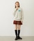 FLOWER LOGO CHENILLE EMBROIDERY SWEAT TOP