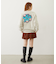 FLOWER LOGO CHENILLE EMBROIDERY SWEAT TOP