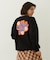 FLOWER LOGO CHENILLE EMBROIDERY SWEAT TOP