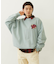 FLOWER LOGO CHENILLE EMBROIDERY SWEAT TOP