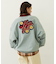 FLOWER LOGO CHENILLE EMBROIDERY SWEAT TOP