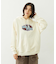 OVAL LOGO WIDE HOODIE SWEAT