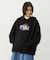 OVAL LOGO WIDE HOODIE SWEAT