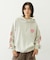 MELTY HEART WIDE HOODIE SWEAT