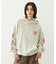 MELTY HEART WIDE HOODIE SWEAT