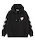 MELTY HEART WIDE HOODIE SWEAT