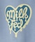 MELTY HEART WIDE HOODIE SWEAT