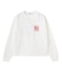 FLOWER DOT PATTERN LOGO WIDE L/S TEE