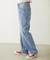 MILKFED. EMBROIDERED DENIM PANTS