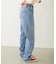 MILKFED. EMBROIDERED DENIM PANTS