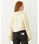 OPEN COLLAR CONTRAST TRIM KNIT CARDIGAN