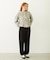 OPEN COLLAR CONTRAST TRIM KNIT CARDIGAN