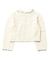 OPEN COLLAR CONTRAST TRIM KNIT CARDIGAN