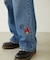 DOODLE EMBROIDERED DENIM PANTS