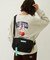 SHOULDER WIDE BAG MESH POCKET LtGREEN