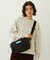 SHOULDER WIDE BAG MESH POCKET LtGREEN