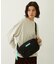 SHOULDER WIDE BAG MESH POCKET LtGREEN