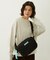 SHOULDER WIDE BAG MESH POCKET LtGREEN
