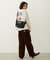 SHOULDER WIDE BAG MESH POCKET LtGREEN