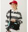 SHOULDER WIDE BAG MESH POCKET LtGREEN