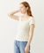 HENLEY NECK S/S TOP