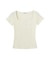 HENLEY NECK S/S TOP