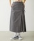 CHINO TUCK LONG SKIRT